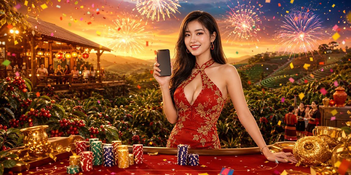 Người dùng tại Buôn Ma Thuột thực hiện nạp tiền VND qua điện thoại trong quán cà phê buổi sáng