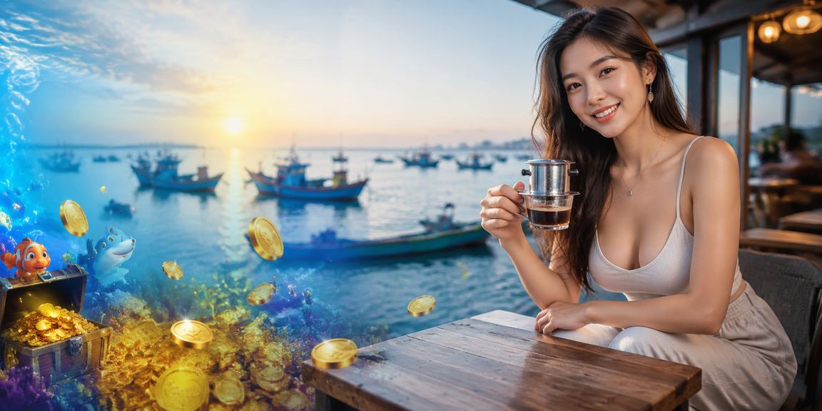 Người dùng tại Mũi Né vừa uống cà phê vừa xem tỷ lệ kèo thể thao trên điện thoại